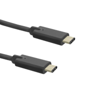 Qoltec Qoltec 50501 USB 3.1 C összekötő kábel 1m - Fekete (50501)