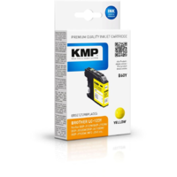 KMP Printtechnik AG KMP Patrone Brother LC-123Y 600 S. yellow remanufactured (1525,4009)