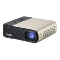 Asus ASUS ZenBeam E2 adatkivetítő Standard vetítési távolságú projektor 300 ANSI lumen DLP WVGA (854x480) Fekete, Arany (90LJ00H3-B01170)