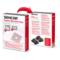 Sencor Sencor SVC 8 Porzsák SVC 8 porszívóhoz 5db/csomag (SVC 8 PAPIRZSAK)