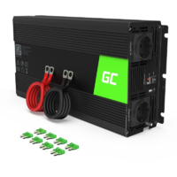 Green Cell Green Cell KFZ Spannungswandler Power Inverter 12V > 230V 1500W Black (INV25)