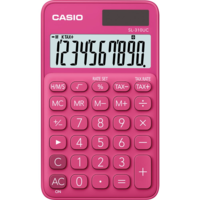 Casio Casio SL-310UC-RD zsebszámológép, pink (SL-310UC-RD)