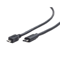 Gembird Gembird Cablexpert USB 2.0 micro B apa --> Type-C (USB-C) kábel 1m fekete (CCP-USB2-MBMCM-1M) (CCP-USB2-MBMCM-1M)