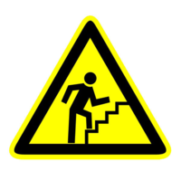 N/A Vigyázz! lépcső (DKRF-FIGY-1144-1)