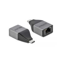 Delock DELOCK USB Type-C Adapter zu Gigabit LAN 10/100/1000 Mbps (64118)
