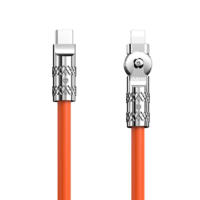DUDAO DUDAO L24CL USB-C - Lightning forgó kábel 1m narancs (L24CL)