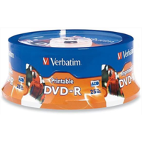 Verbatim Verbatim Printable DVD-R 4.7GB X16 (25db/csomag) (VER435389) (VER435389)