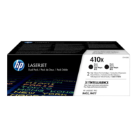 Hewlett-Packard HP 410X - 2-pack - High Yield - black - original - LaserJet - toner cartridge (CF410XD) (CF410XD)