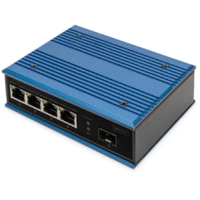 Digitus DIGITUS Switch Ind. 4-Port 10/100 30W PoE Unmanaged blau (DN-651131)