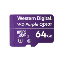 Western Digital 64GB microSDXC Western Digital WD Purple QD101 C10 U1 (WDD064G1P0C) (WDD064G1P0C)
