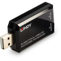 Lindy Lindy 38331 audió/videó jeltovábbító AV adó-vevő Fekete (38331)
