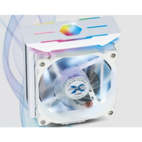 Zalman Zalman CNPS10X OPTIMAII, 120mm RGB PWM Fan / RGB Spectrum1,350 -2,100RPM uPWM / 18 -28.0dBA, Intel LGA 2066, 2011-V3 115x, 1200, 1366, AMD AM4, AM3+, AM3,, FM2+, FM2 Processzor Hűtő 12 cm Fehér 1 dB (CNPS10X OPTIMA II WHITE)