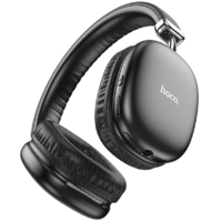 Hoco Bluetooth sztereó fejhallgató, v5.3, mikrofon, 3.5mm, funkció gomb, hangerő szabályzó, TF kártyaolvasó, összecsukható, teleszkópos fejpánt, Hoco W35, fekete (RS133945)