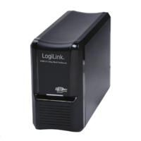 LogiLink LogiLink 2x3.5" külső raid ház USB SATA fekete (UA0154A) (UA0154A)