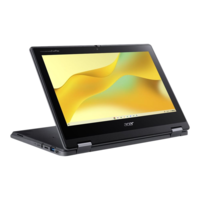 Acer Acer R756TN-TCO-C89K Chromebook 29,5 cm (11.6") Érintőképernyő HD N100 4 GB LPDDR5-SDRAM 128 GB SSD Wi-Fi 6 (802.11ax) ChromeOS Fekete (NX.KECEG.005)