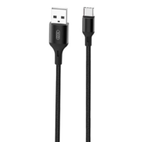 XO XO NB143 USB-A - USB-C kábel 1m fekete (6920680870684)