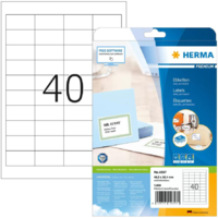 HERMA HERMA Etiketten A4 weiß 48,5x25,4 mm Papier matt 1000 St. (4357)