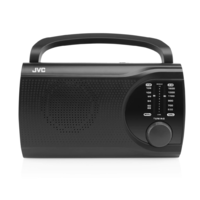 JVC JVC RA-E321B hordozható FM rádió fekete (RA-E321B)
