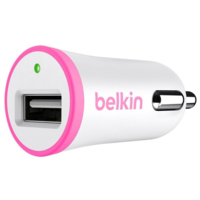 Belkin Belkin USB autós töltő rózsaszín-fehér (F8J014btPNK) (F8J014btPNK)