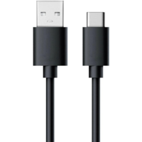 Realpower RealPower Datenkabel schwarz USB-A auf USB-C (255650)