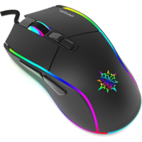 cian technology INCA Gaming Maus IMG-GT16 6400 DPI, RGB, 7 Tasten, USB, SW retail (IMG-GT16)