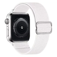 Phoner Phoner Dew Apple Watch S4/S5/S6/S7/S8/S9/SE/Ultra Csatos fonott Szövet Szíj 42/44/45/49mm - Fehér (72640)