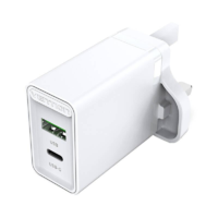 Vention Vention USB(A+C) hálózati töltő UK (18W/20W) fehér (FBBW0-UK) (FBBW0-UK)