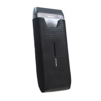 Nokia Nokia CP-503 Black Bőrtok (N8) (02721X6)