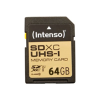 Intenso Intenso Premium - flash memory card - 64 GB - SDXC UHS-I (3421490)