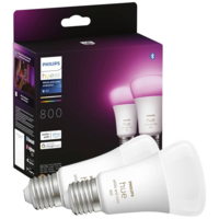 Philips Philips Lighting Hue LED fényforrás White & Color Ambiance E27 60 W Fehér és színes 2db (871951432836500) (871951432836500)