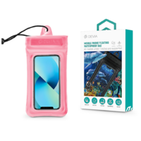 Devia Devia univerzális vízálló védőtok max. 7" méretű készülékekhez - Devia Mobile Phone Floating Waterproof Bag - pink (ST364396)