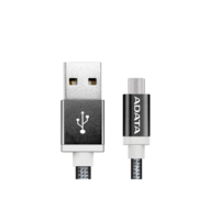 ADATA ADATA USB 2.0-Micro USB 1 m adat/töltő kábel fekete (AMUCAL-100CMK-CBK) (AMUCAL-100CMK-CBK)