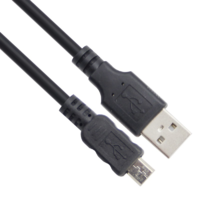 VCOM VCOM CU-271-1M USB 2.0 - MicroUSB-B adat- és töltőkábel 1m - Fekete (CU-271-1M)