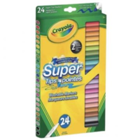 Crayola Crayola: Lemosható, vékonyhegyű filctoll készlet, 24 db-os (7551) (7551)