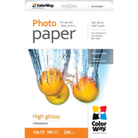 ColorWay ColorWay PG2001004R fotópapír fényes 10x15cm/100db (PG2001004R)