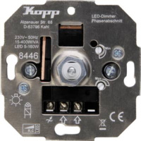 Kopp Kopp 844600004 Beépíthető dimmer Alkalmas fényforrásokhoz: Izzó, Halogén izzó, LED-es izzó (844600004)