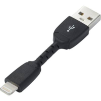 Renkforce Renkforce USB 2.0 Csatlakozókábel [1x USB 2.0 dugó, A típus - 1x Apple Dock dugó Lightning] 0.05 m Fekete (RF-4260168)