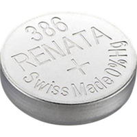 Renata 386 gombelem, ezüstoxid, 1,55V, 130 mAh, Renata SR43W, SR43, SR1143, V386, D386, 260, H, 280-41, SB-B8, RW44, BS06 (386.CU MF)