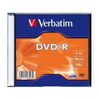 Verbatim Verbatim DVD-R Matt Silver 4,7 GB (43547)