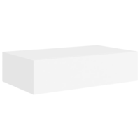 vidaXL fehér falra szerelhető fiókos polc 40 x 23,5 x 10 cm (330241)