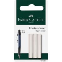 Faber-Castell FABER-CASTELL Ersatzradierer DBS Grip Plus BK 3x (131598)