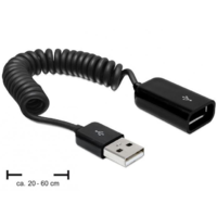DeLock Delock DL83163 USB2.0-A (apa/anya) hosszabbító spirál kábel (83163)