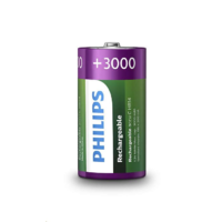 Philips Philips R14B2A300/10 C HR14 Baby, 3000 mAh Nikkel-fémhidrid akkumulátor (R14B2A300/10)
