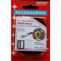 FASTECH® FASTECH® 671-330-Mod Tépőzár Kötegeléshez Bolyhos és horgos fél (H x Sz) 1 m x 25 mm Fekete 1 m (671-330-Mod)