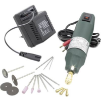 Donau Elektronik Mini fúrógép LED-del, és 13 részes szerszámkészlettel (0550V1)