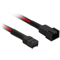 Nanoxia Kabel Nanoxia 3-Pin Verlängerung, 30 cm, schwarz/rot (NX3PV3ESR)