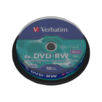 Verbatim Verbatim DVD-RW Matt Silver 4x 4,7 GB 10 dB (43552)