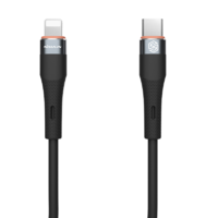 Nillkin Nillkin FlowSpeed USB Type-C apa - Lightning apa Adat és töltő kábel - Fekete (57983116359)