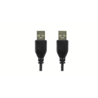 Accura Accura ACC2265 USB-A apa - USB-A apa 2.0 Adat és töltő Kábel - Fekete (1,8m) (ACC2265)