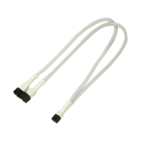 Nanoxia Kabel Nanoxia 3-Pin Y-Kabel, 30 cm, weiß (NX3PY30W)